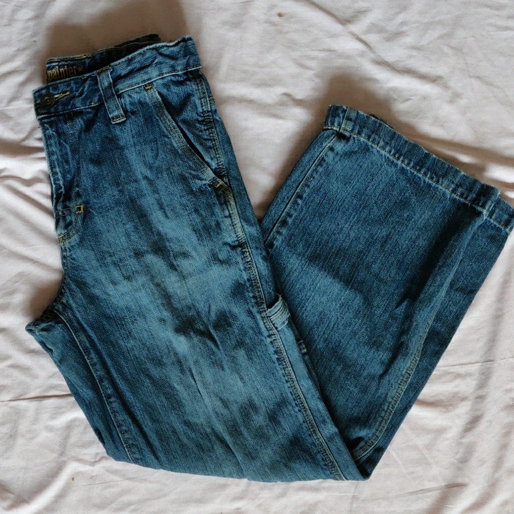 Old Navy boys adjustable waist painter denim jeans - Picture 8 of 8